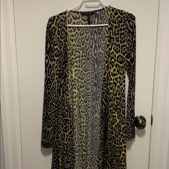BCBG true leopard wrap dress size small - Picture 5 of 6